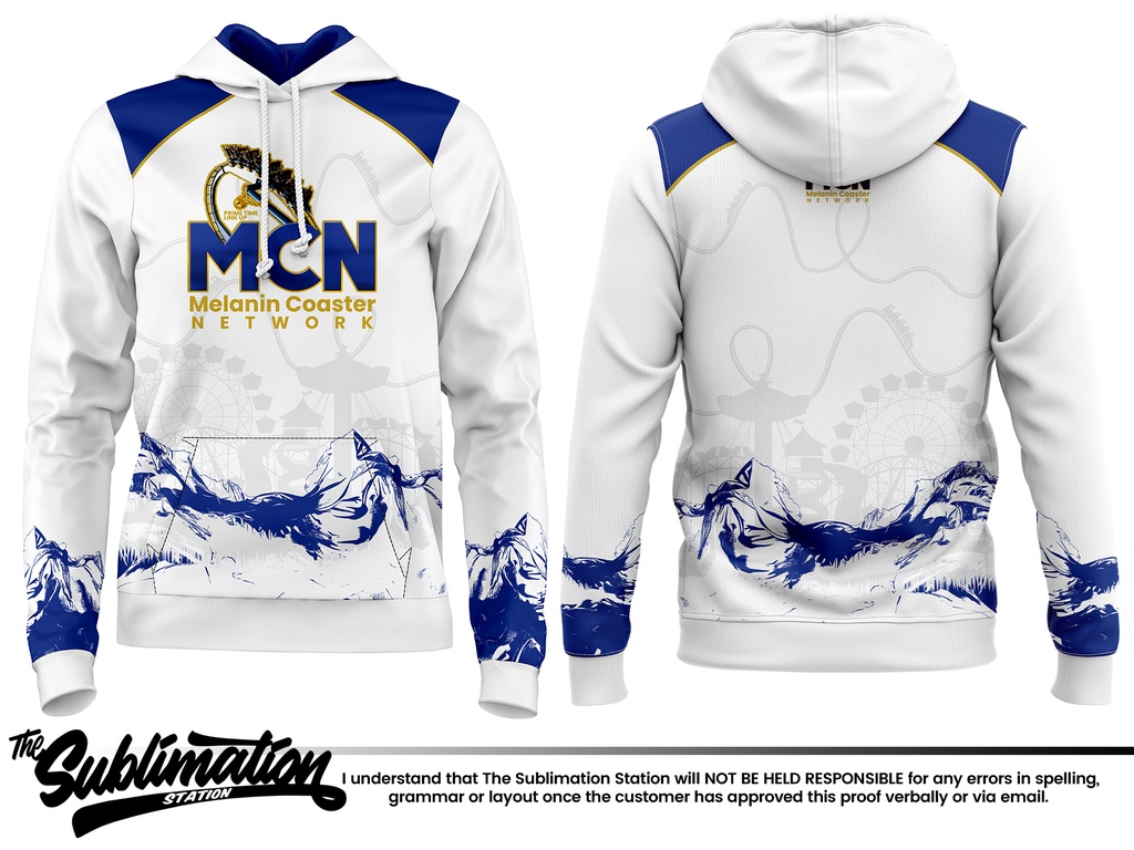 MCN - White Hoodie 