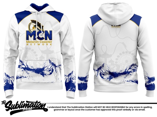 MCN - White Hoodie 